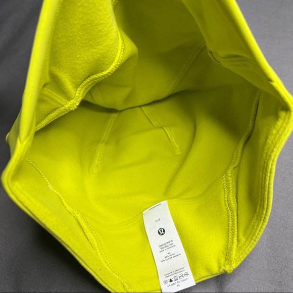 NWT Lululemon Run For It All Beanie Yellow ONE SIZE - Picture 9 of 12